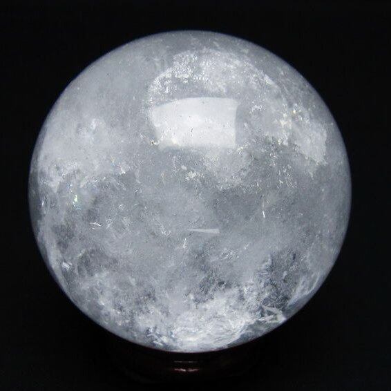 水晶 丸玉 61mm スフィア 置物 水晶玉 一点物 151-8849