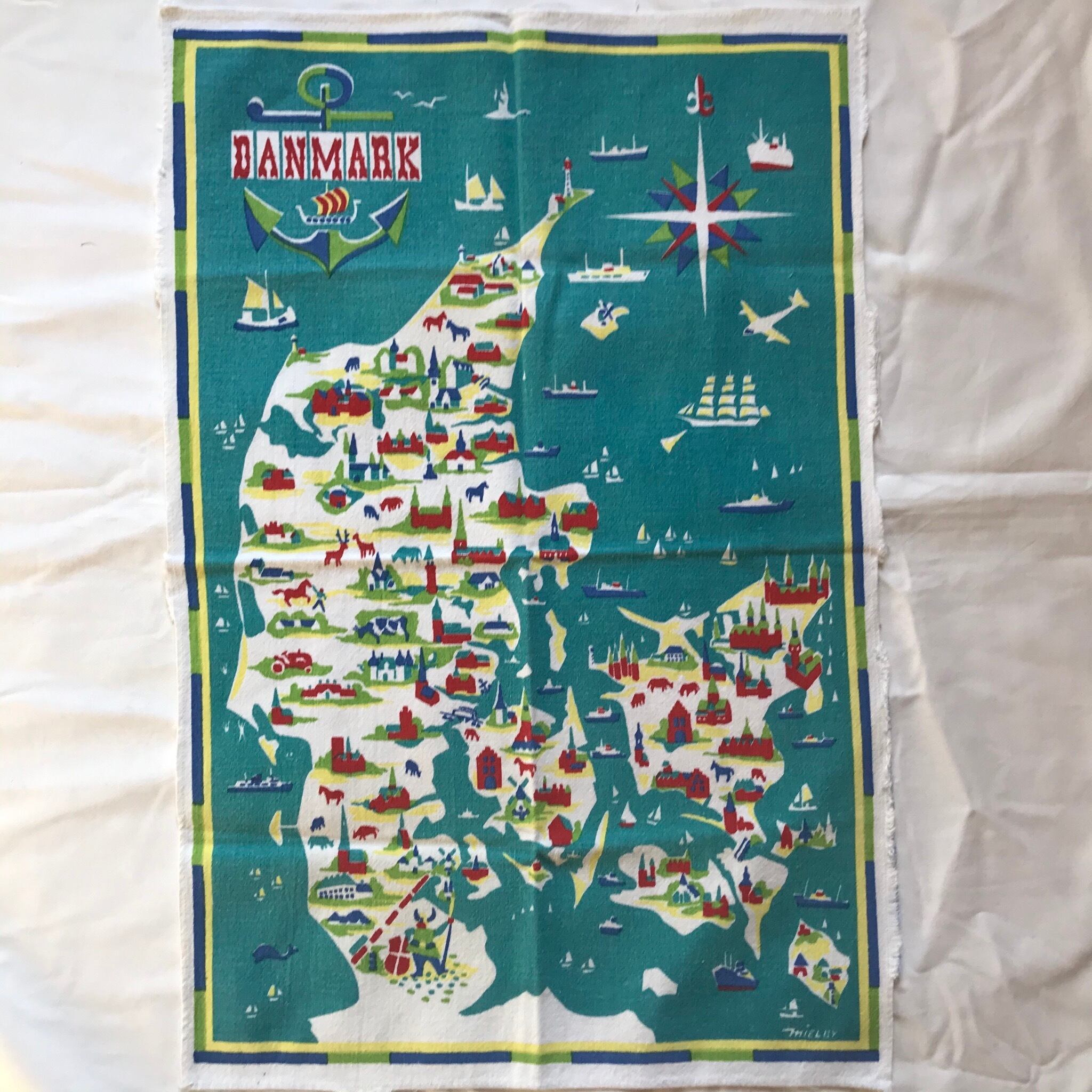 デンマークのキッチンタオル