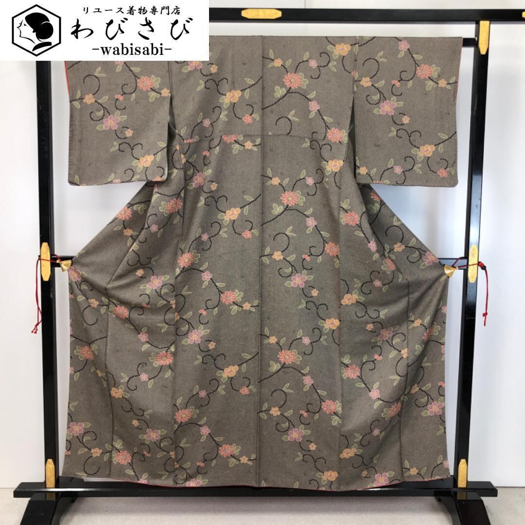 名古屋帯 紬 抽象織模様 紺色 PO-3219 名古屋帯 真綿紬 抽象織模様