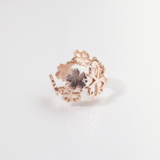 Sakura Blossom *〜桜のイヤーカフ〜* S (silver×pink gold)