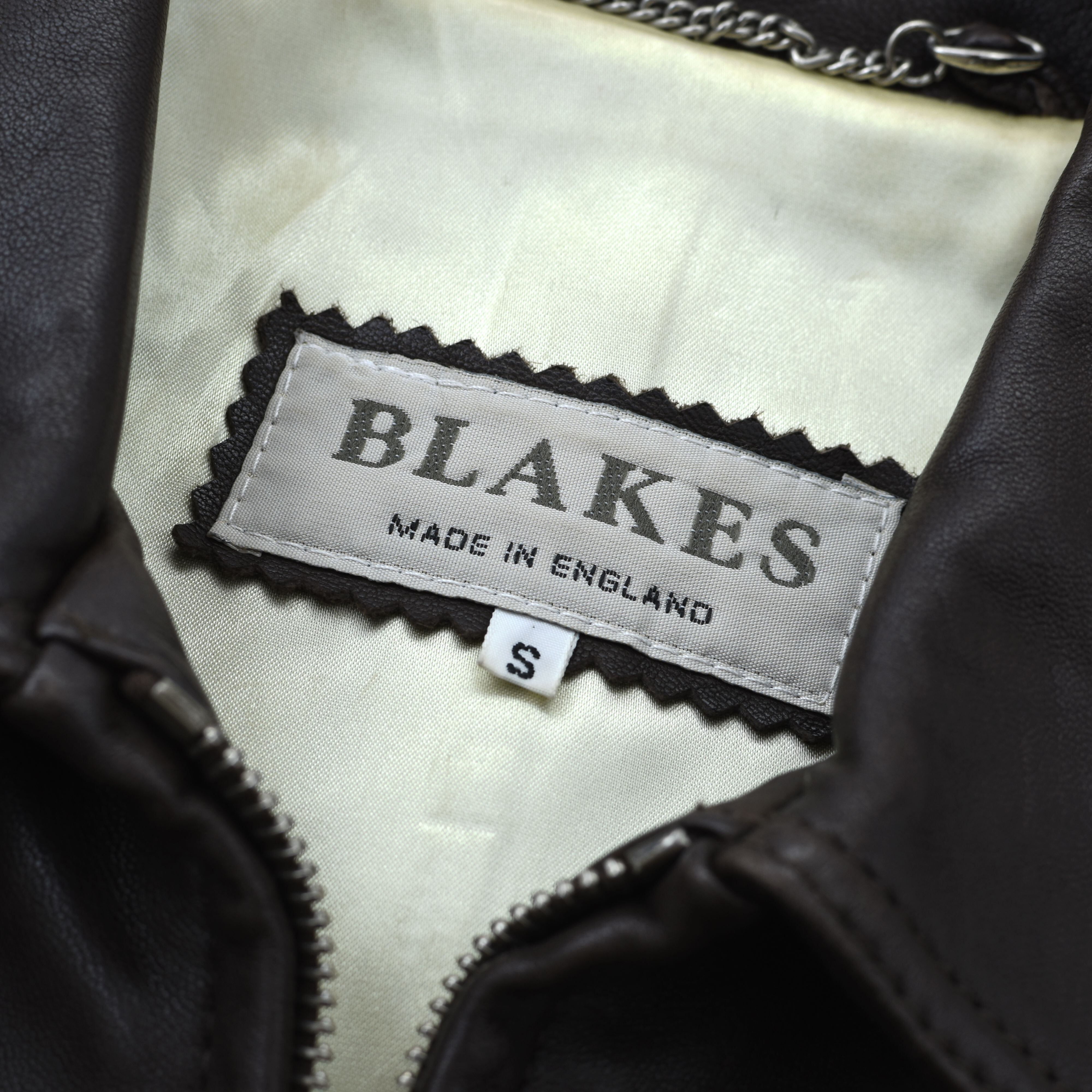 Made in England BRAKES leather jacket | 古着屋 grin days memory