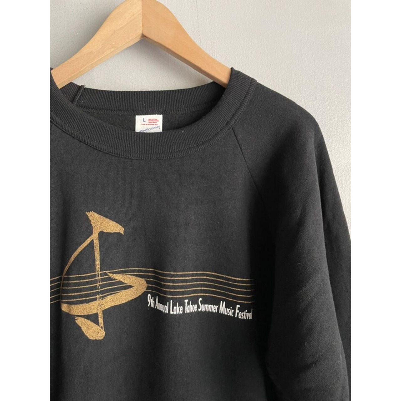 80s "DEAD STOCK" Lake Tahoe Music Festival SWEAT MADE IN USA  Size L