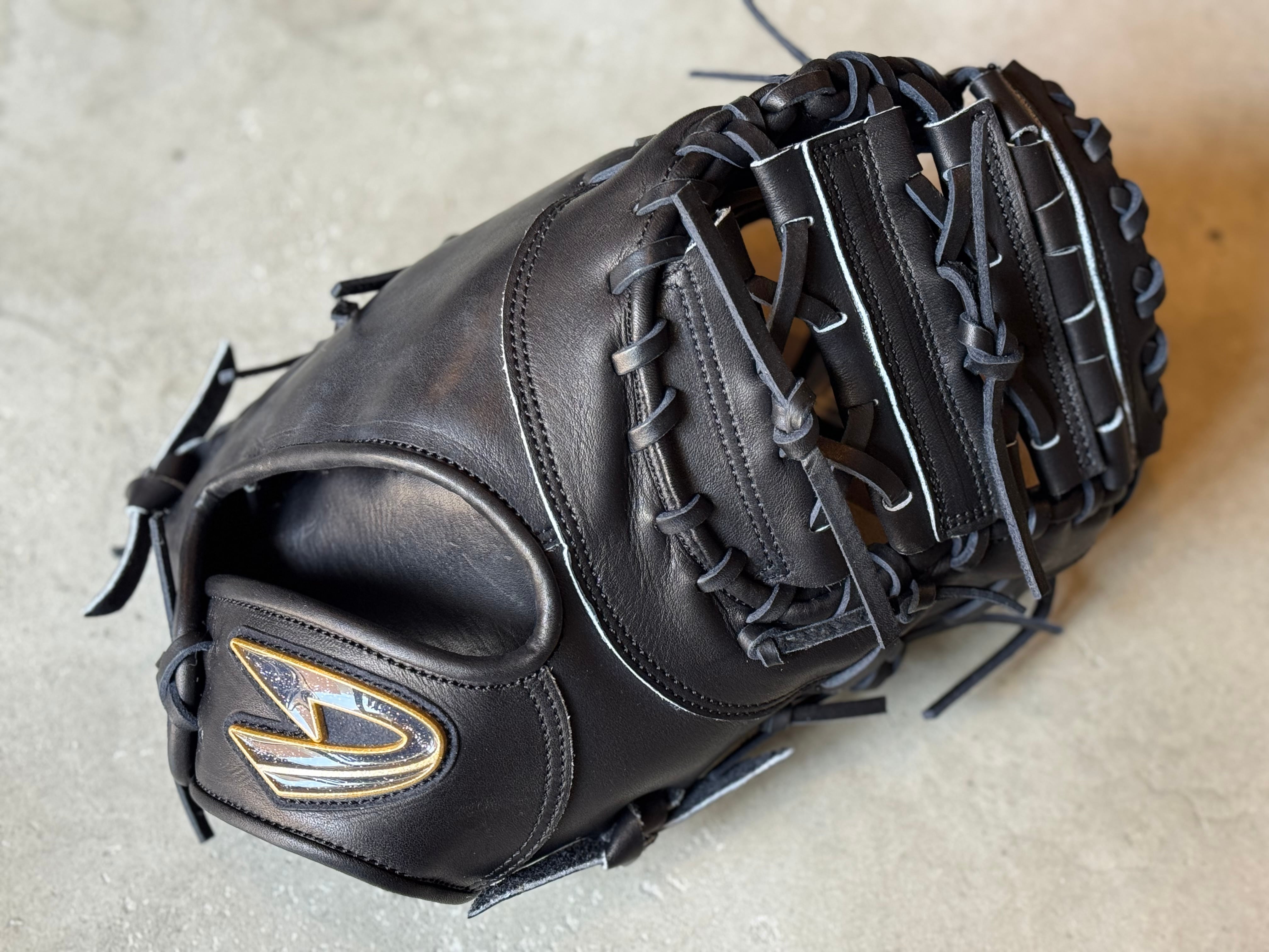 限定モデル【Take】硬式用グローブ 小指2本入れ 内野手用 ブラック