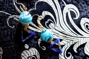 pierce/earring マーブルトライアングル