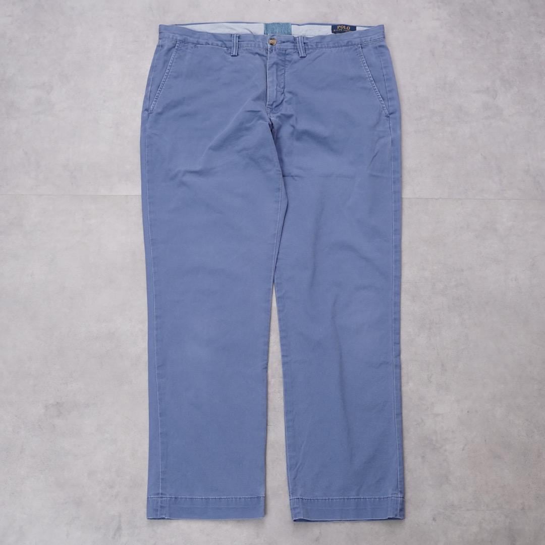 ポロ ラルフローレン W34 ポロチノ チノパン ポニー 刺繍 青 14909 | fuufu