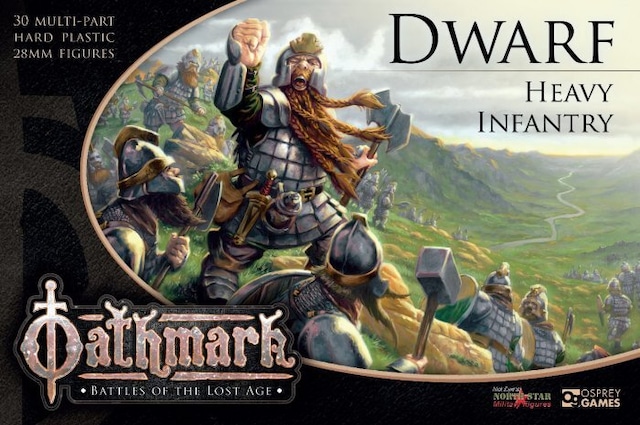 ドワーフ・ヘビー・インファントリー［30体入り］（Dwarf Heavy Infantry）