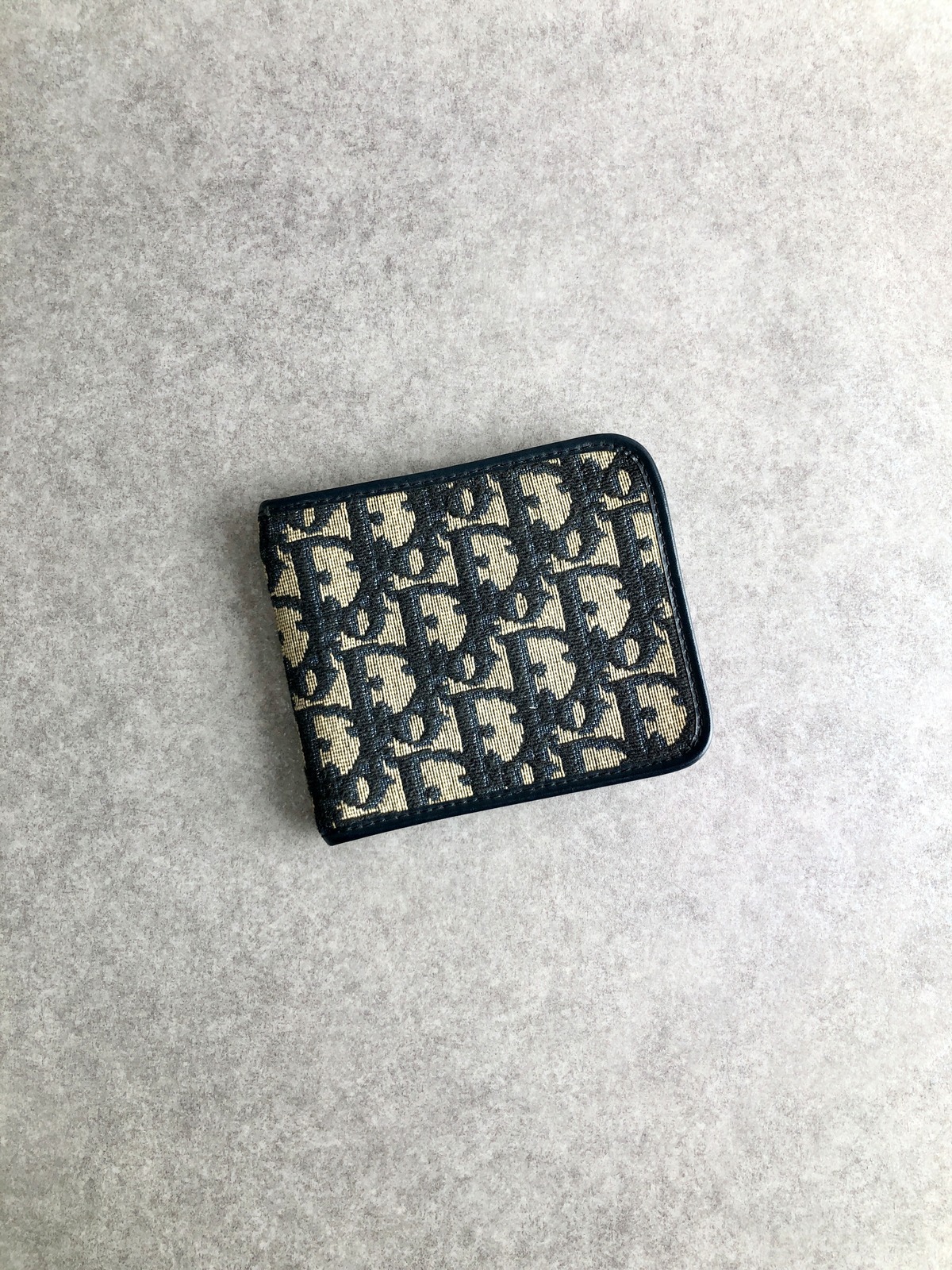 Christian Dior クリスチャン ディオール トロッター 財布 ネイビー 