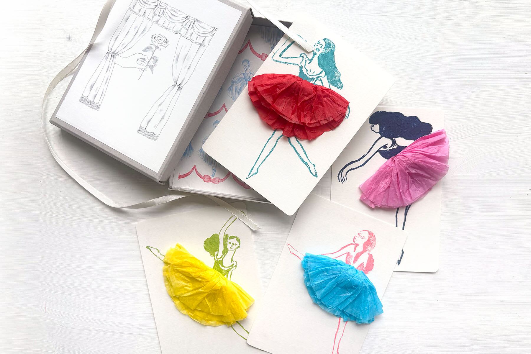 スカートふわふわの踊り子カード 箱入り娘ボックス