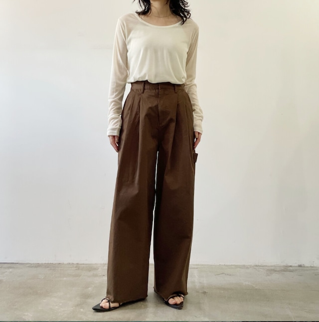 ナンバーミーTOKYO"TWILL PAINTER PANTS"BROWN