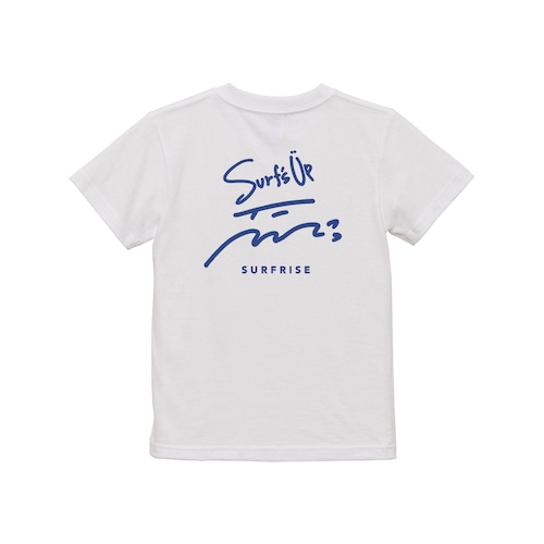 ★Kids★ Surf's Up Tee - White / Blue