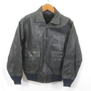 PELLE DONNA A-2 レザー フライトジャケット ライナー付き size44/0904