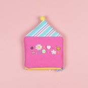 < moë > おうち pouch - pink