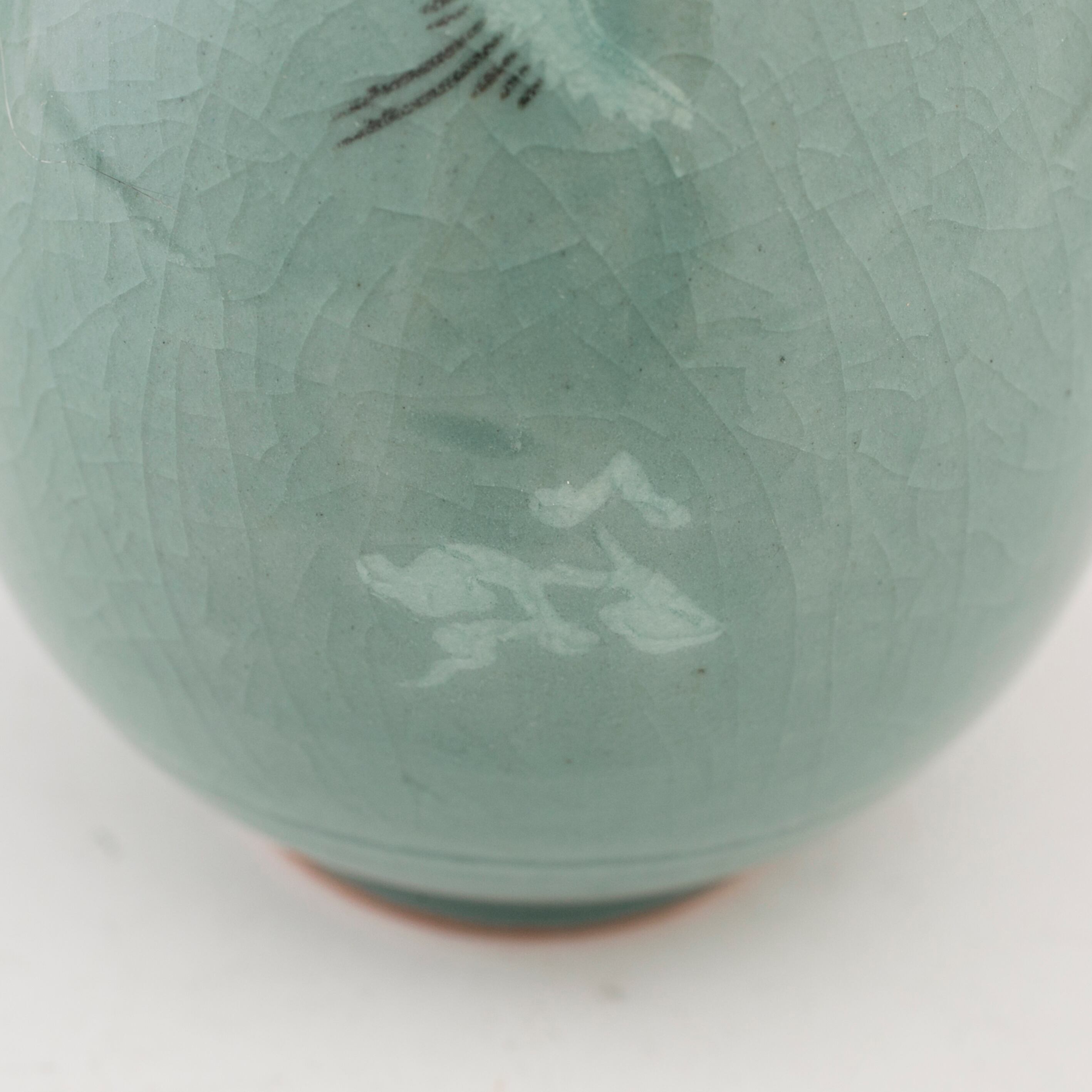 雲鶴青磁 象嵌青磁 池泉窯 池彰根 雲鶴 花瓶 花器 花入 徳利形花器 共