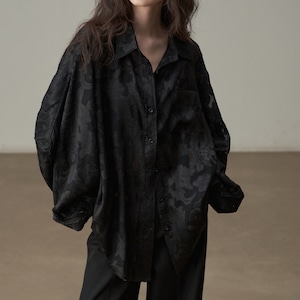 ジャカードテクスチャールーズシャツ 00951