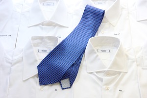 Printed tie Five Folds. ≪Geometry≫  6030-22 6033-22