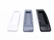 4個セット どこでも引き手 ひきっこ 取っ手 引戸用取手 引き戸開閉補助 窓 網戸 引き出し 戸棚 ドア用 両面テープ式 (grey)