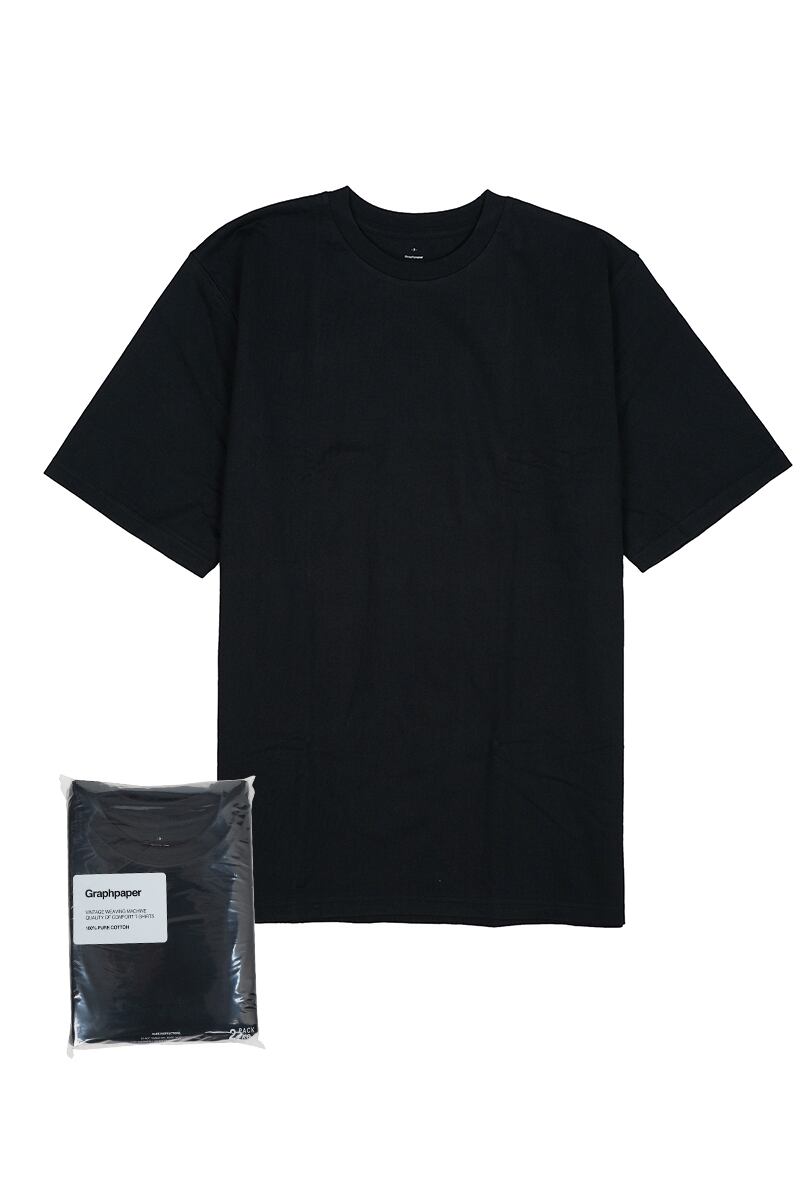 Graphpaper(グラフペーパー) 2-Pack Crew Neck Tee ツーパッククルー