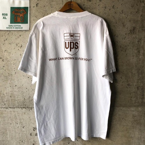 GG344 00s Tシャツ プロモ UPS 物流サービス ロジスティック