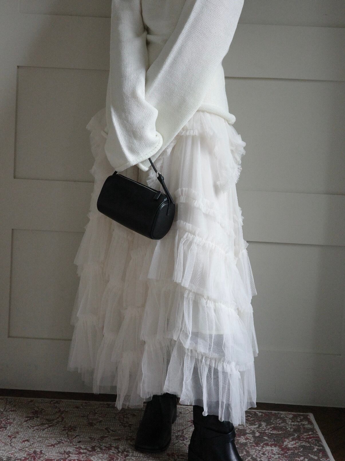Romantic tulle sk / ivory (10月上旬〜中旬頃発送予定)