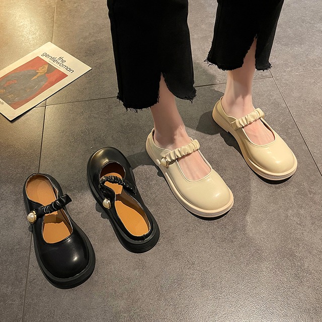 オータムパールミュール 靴 シューズ 秋物 真珠 部族の婦人靴40637320447