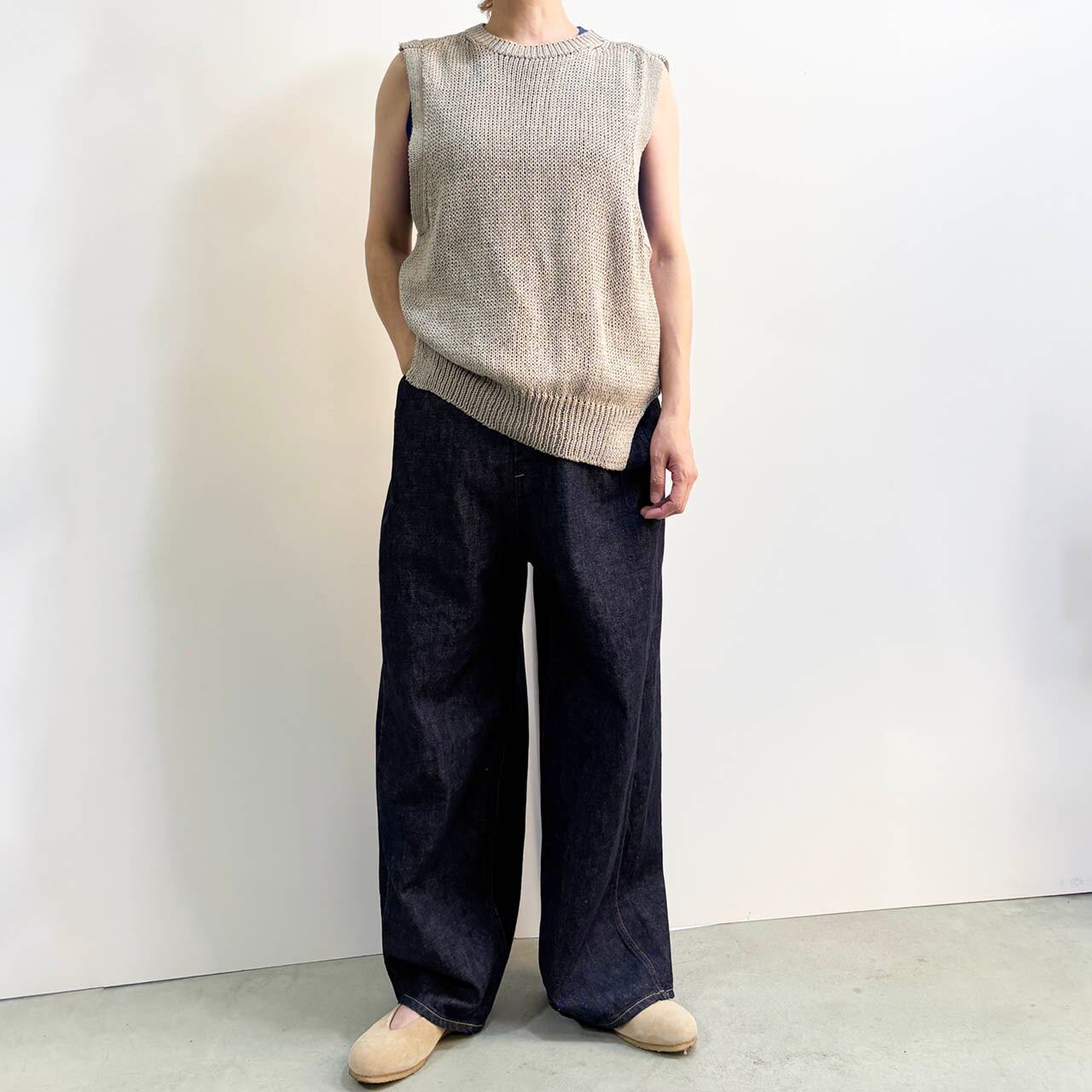 MORIKA モリカ 13ozムラ糸デニム BAGGY DENIM MR-PT6305B -ONE WASH-