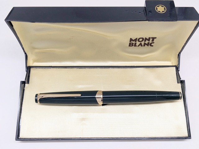'60s　モンブラン マイスターシュテュック Ｎｏ １４ 緑　MONTBLANC MEISTERSTUCK No 14　（細字）　18K　　　　　03272
