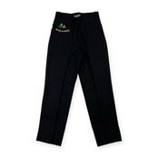 CASTELBAJAC SPORT カステルバジャック 刺繍入り ツータック スラックスパンツ サイズ 74 /ブラック/日本製