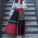 USA VINTAGE PATCHWORK LONG SKIRT/アメリカ古着パッチワークロングスカート