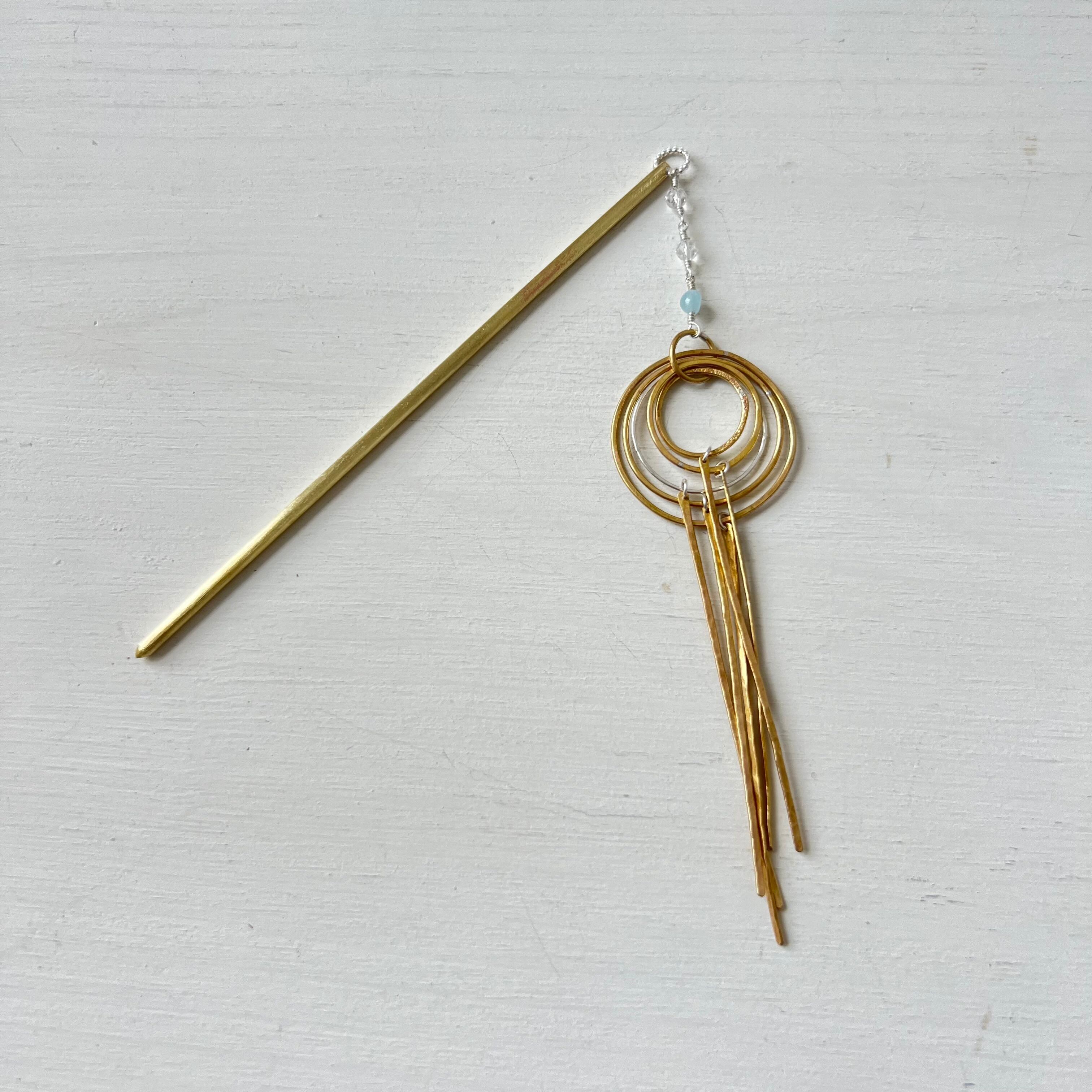 一点物 かんざし兼用根付 『海月』 | azuresea アズールシー(R)