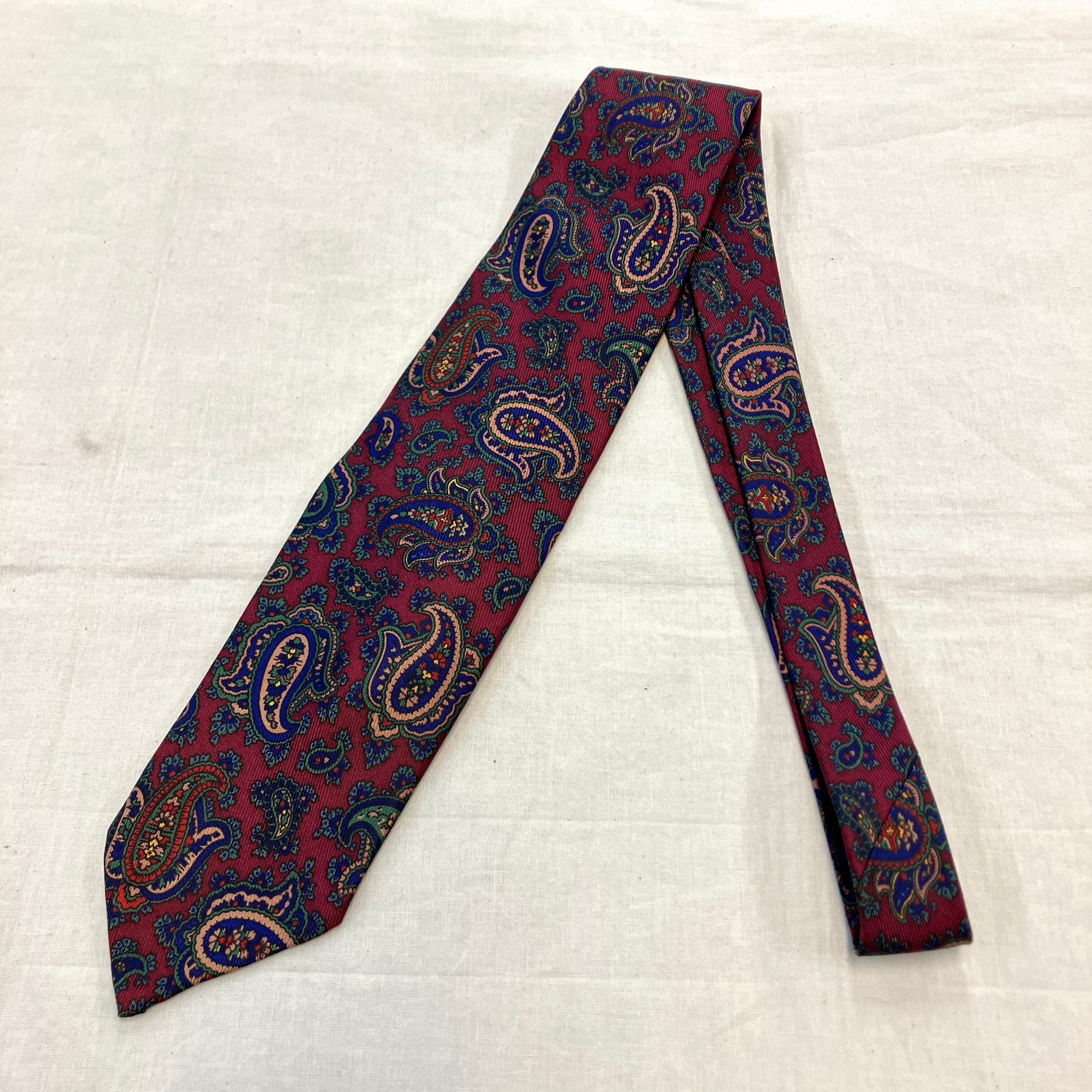 STEFANO BIGI SILK TIE ペイズリー柄 | safarionline 