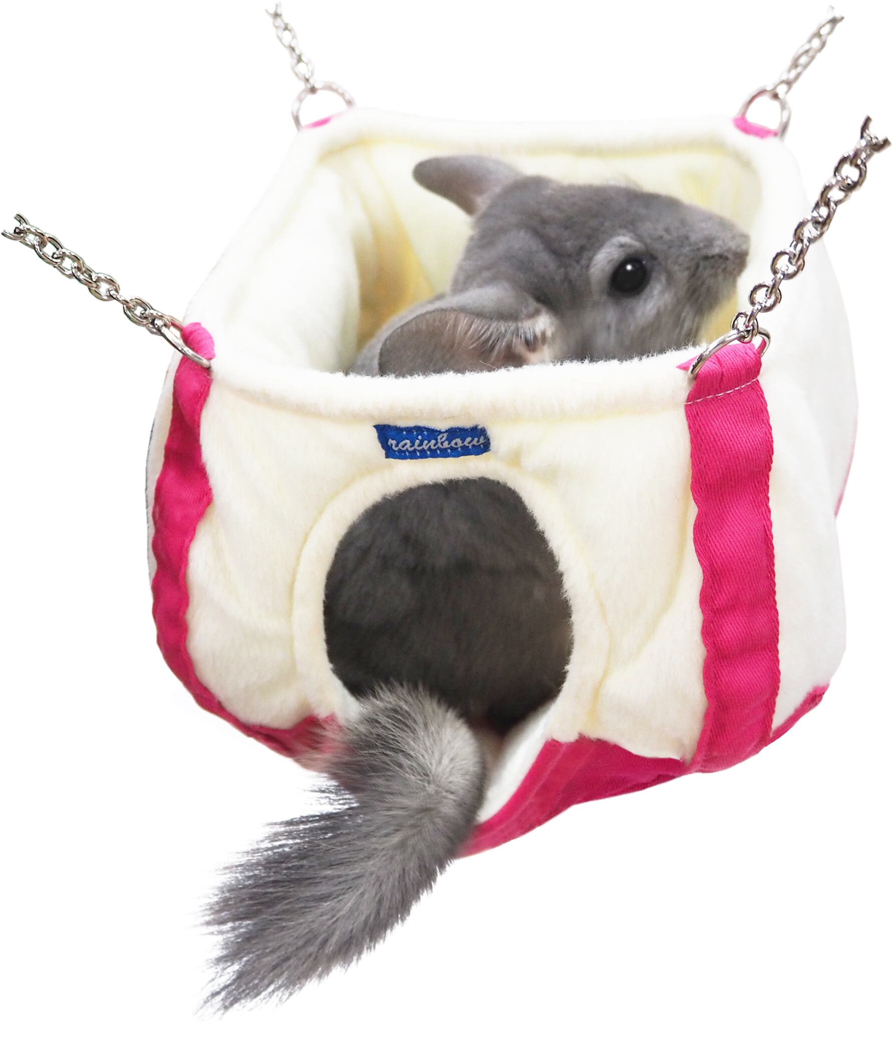 【小動物】 チンチラポット ピンク/パープル