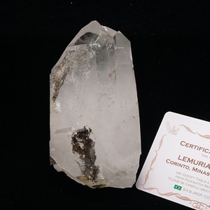 レムリアンシード 水晶 原石 カテドラルライブラリー ブラジル ミナスジェライス州 コリント産 証明書付属 一点物 281-208