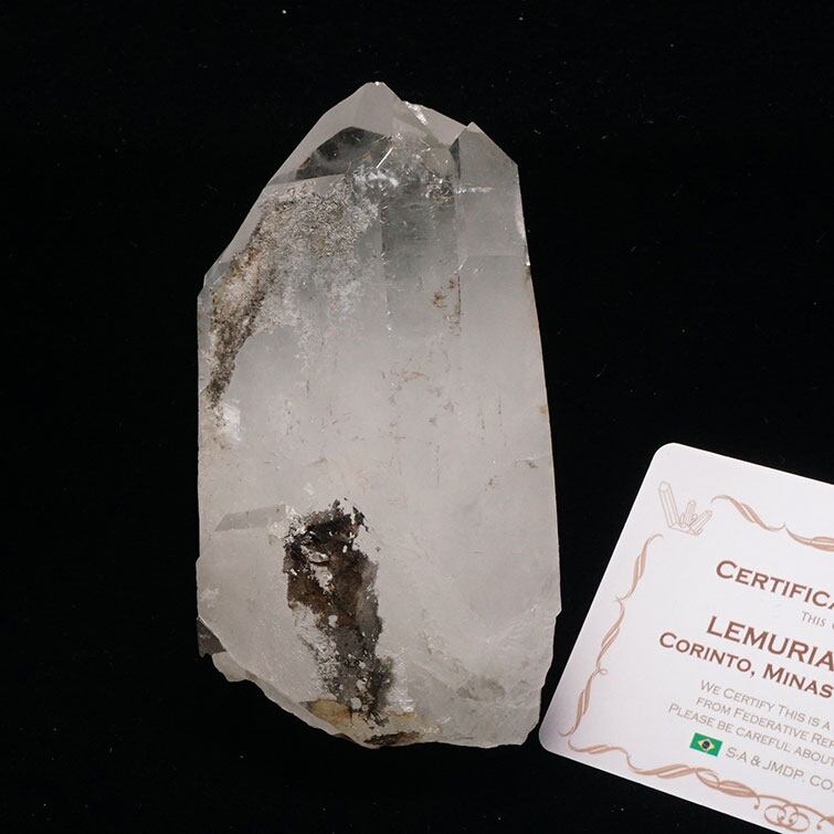 レムリアンシード 水晶 原石 カテドラルライブラリー ブラジル ミナスジェライス州 コリント産 証明書付属 一点物 281-208