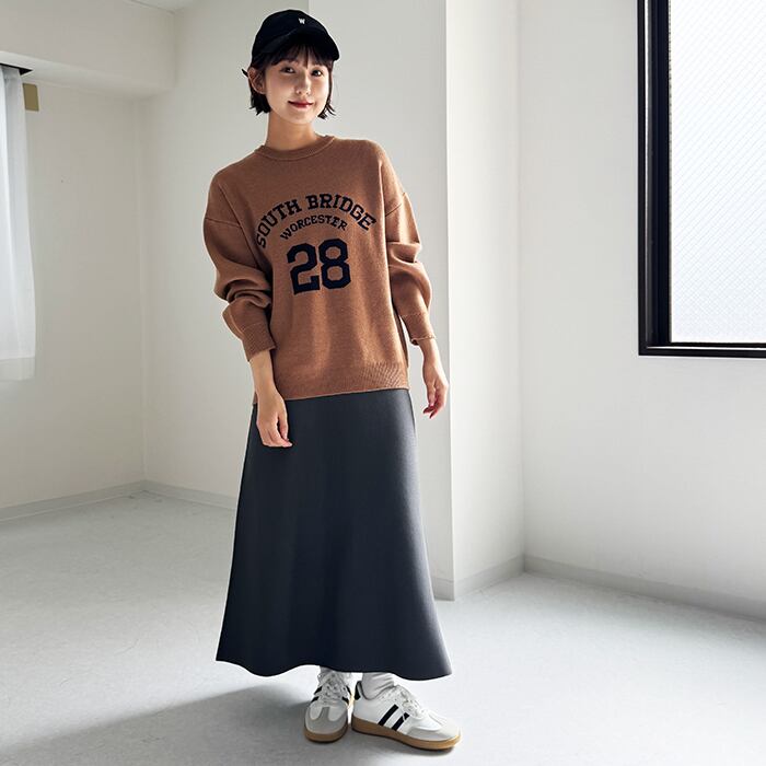 新作！一度のみ！【and per se】ニットセットアップ ニットセットアップ レディース セットアップ ボートネック