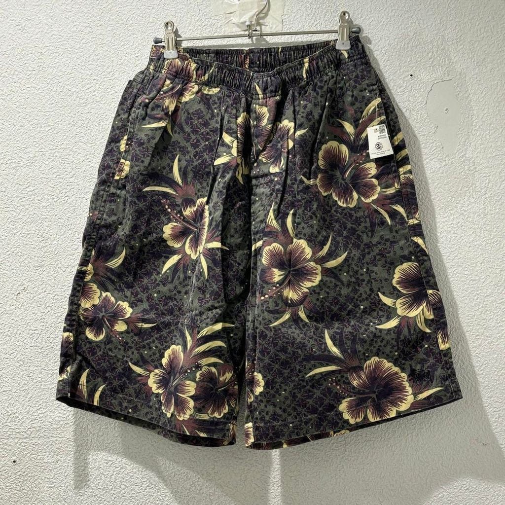 STUSSY ステューシー 花柄ショーツ ハーフパンツ SIZE.M 【表参道t