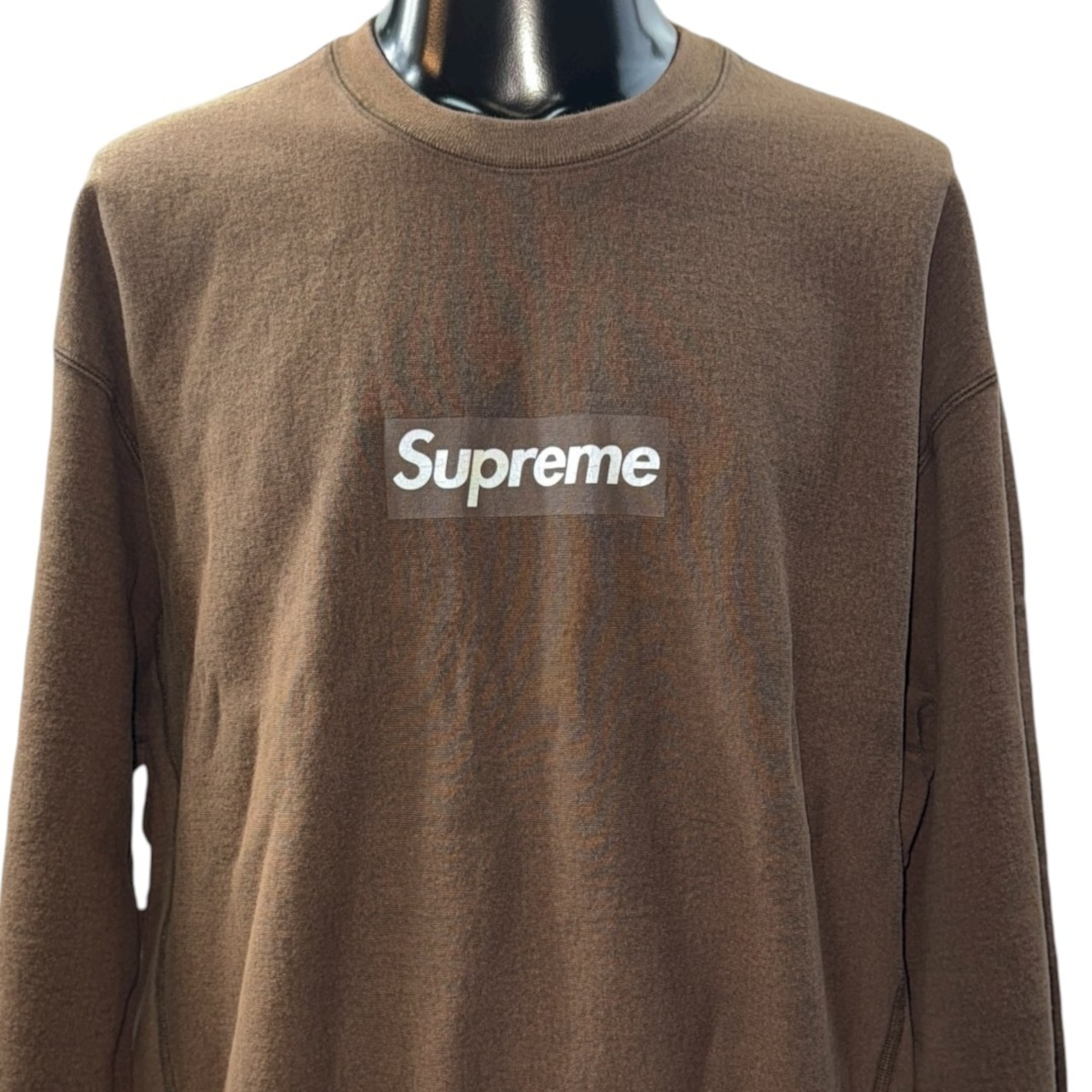 【SUPREME】シュプリーム Washed Box Logo Crewneck (ウォッシュド ボックスロゴ クルーネック)