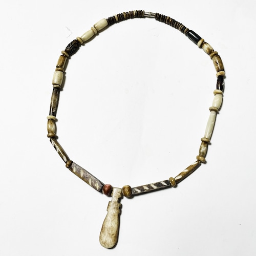 Vintage Buffalo Bone Beads Necklace