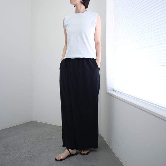 YAECA CONTEMPO（ヤエカコンテンポ） Vカットドレス[05703] GRAY | tile