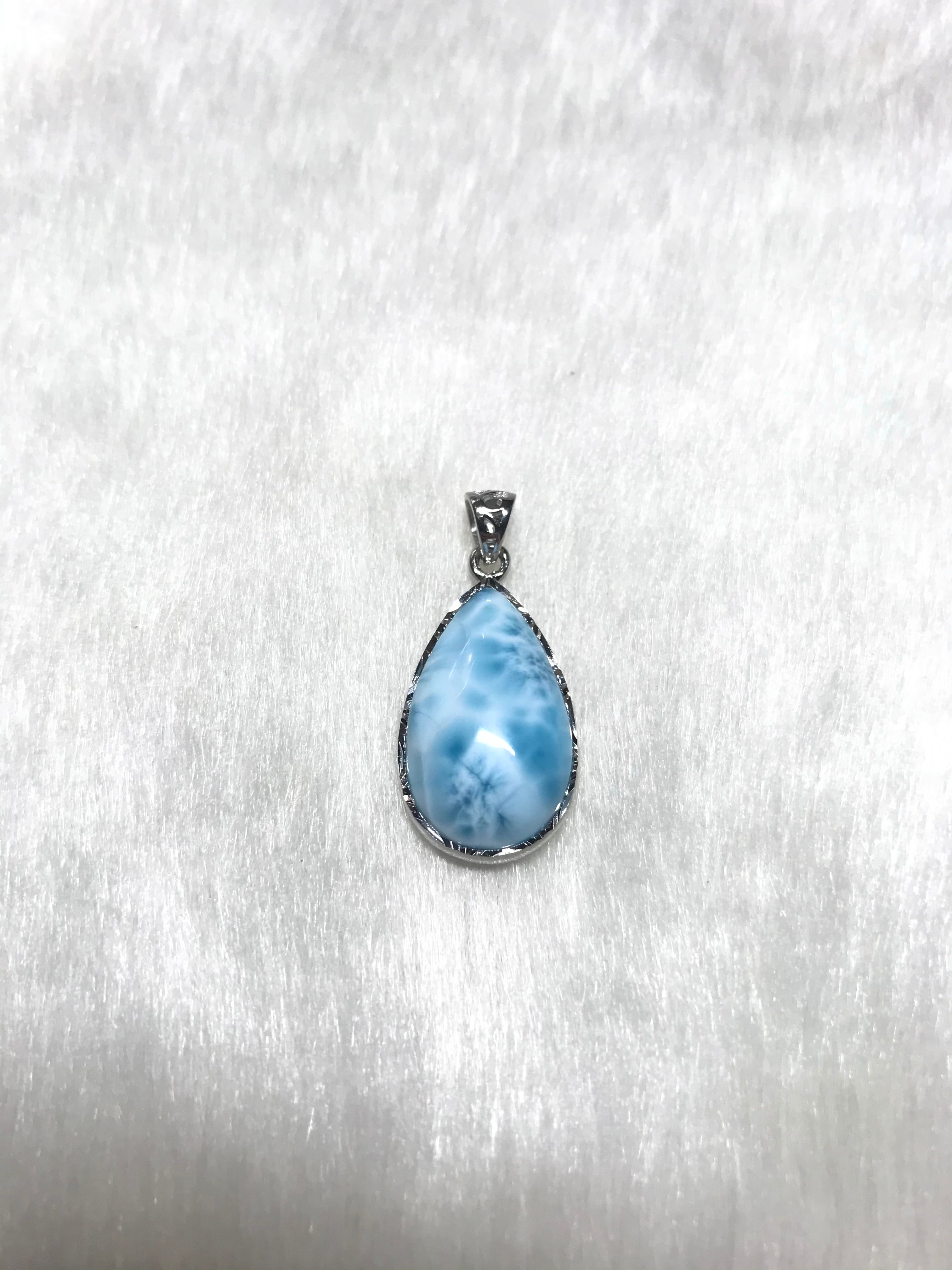 ラリマー　ペンダントトップ　P-7 ドミニカ共和国