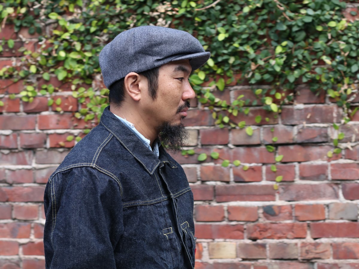 New York Hat Co. ニューヨークハット ウールヘリンボーンニュース