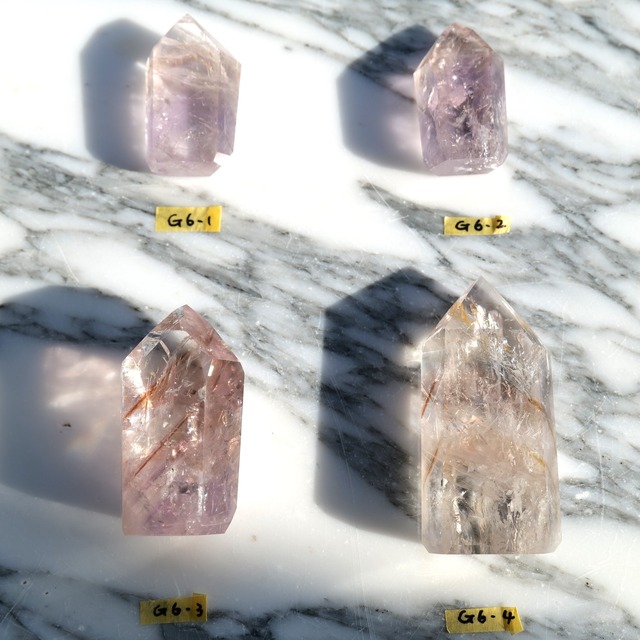 【魂の記憶を照らし、使命を目覚めさせる黄金の光】発光ゴールデンファントムアメシスト　ポリッシュポイント G6_1