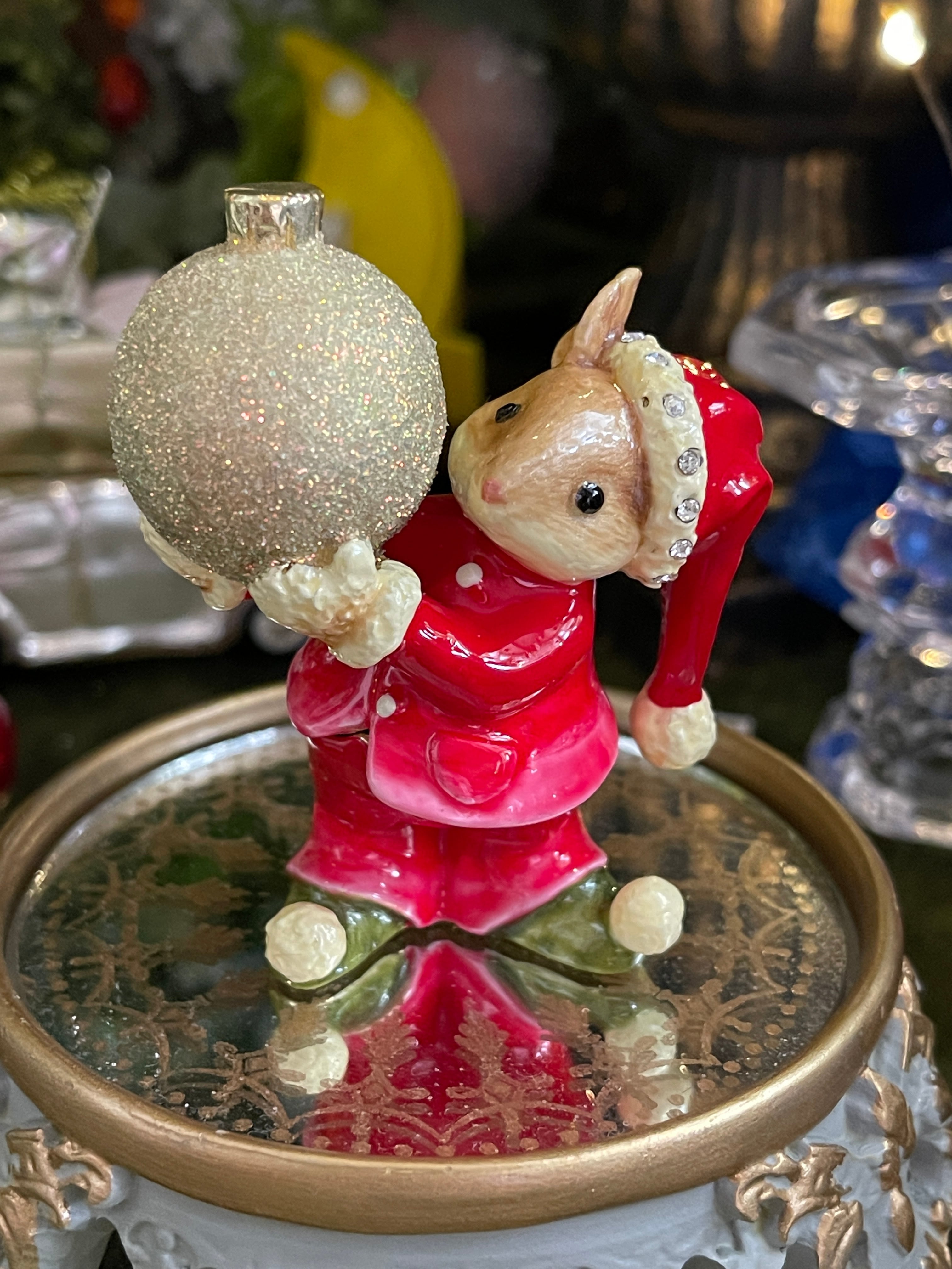 ◇ボールマウス◇エナメルBOX◇Trinket トリンケットボックス◇英国