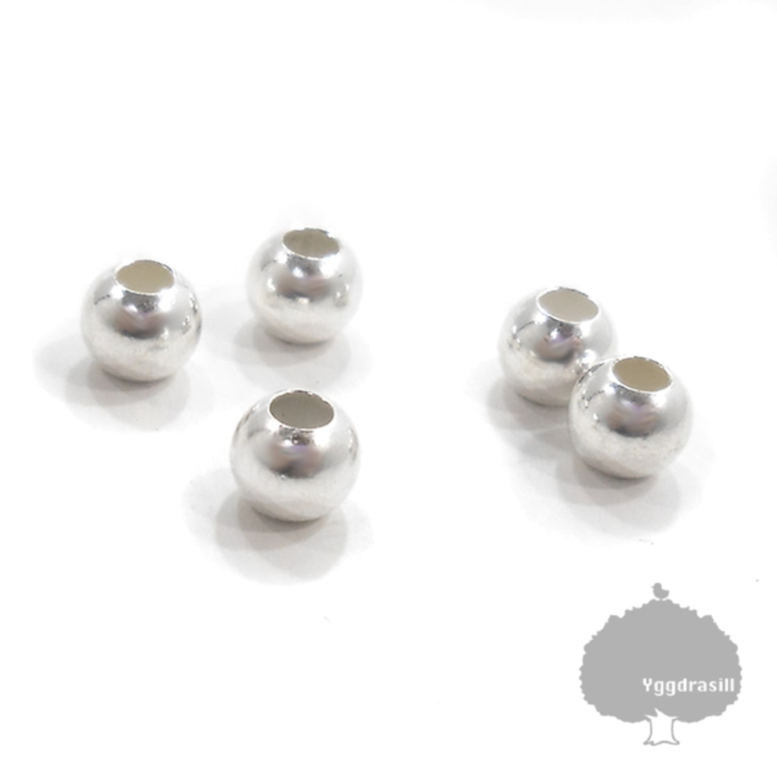 ゴローズにも！5mm 6mm 7mm 8mm ビーズ シルバー925 SV925 銀 ボール 