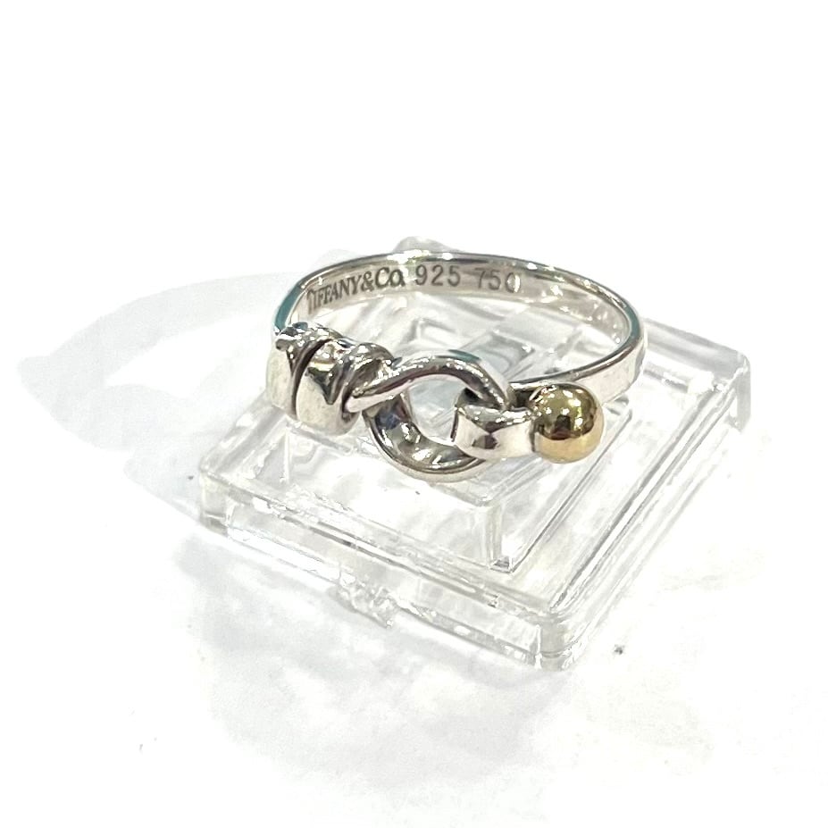 TIFFANY&CO】【11号】2829ティファニー結ツイスト フラットワイヤー