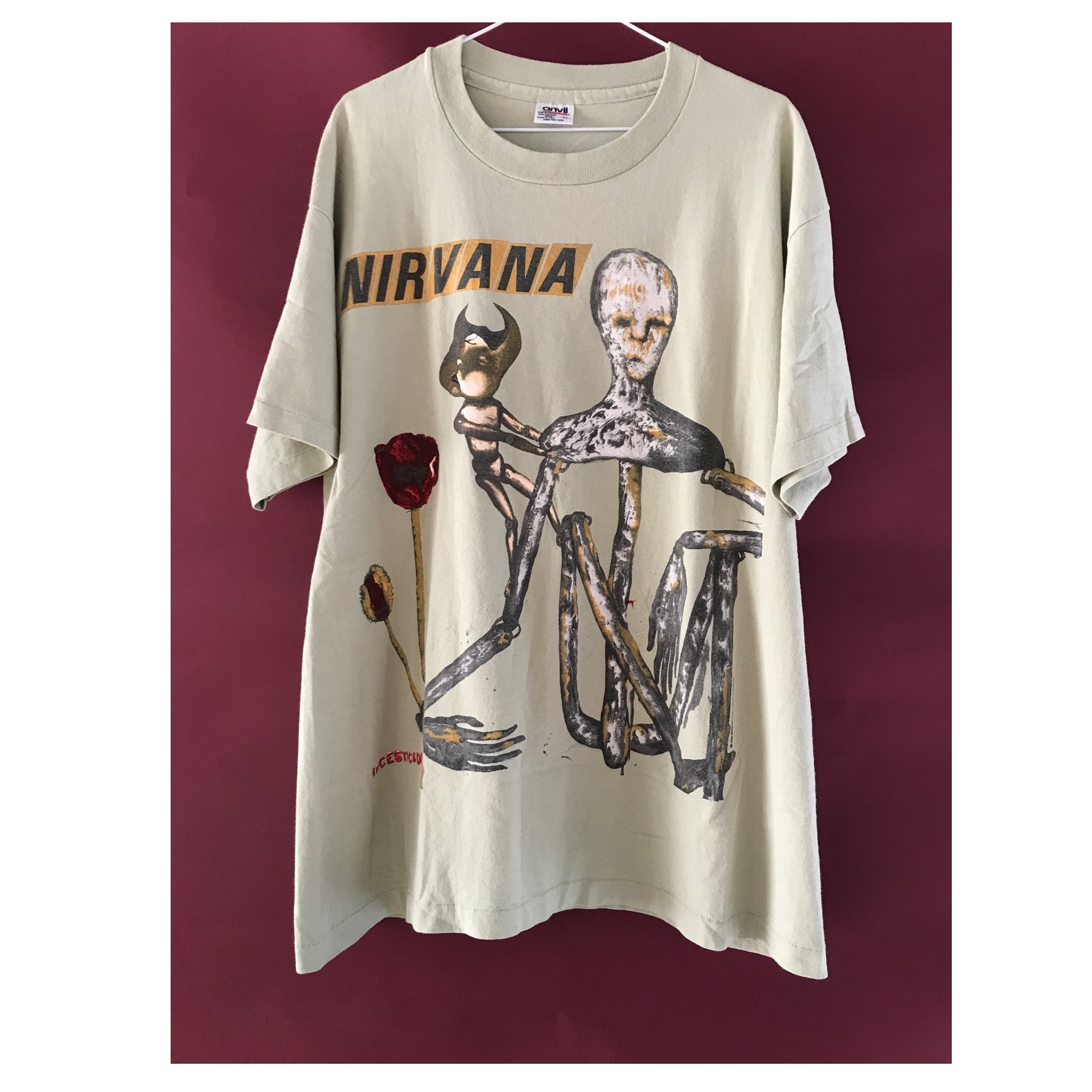 1993年 Nirvana ニルヴァーナ INCESTICIDE バンドTシャツ