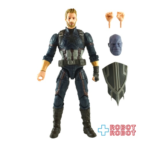 マーベルレジェンド サノス ビルド アベンジャーズ インフィニティ・ウォー キャプテン・アメリカ 6インチ アクションフィギュア ルース