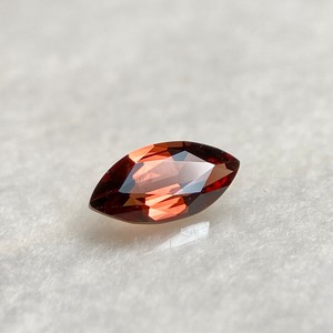 スピネル マーキスカット 0.464ct オレンジ褐色 簡易ソーティング付き r-0370