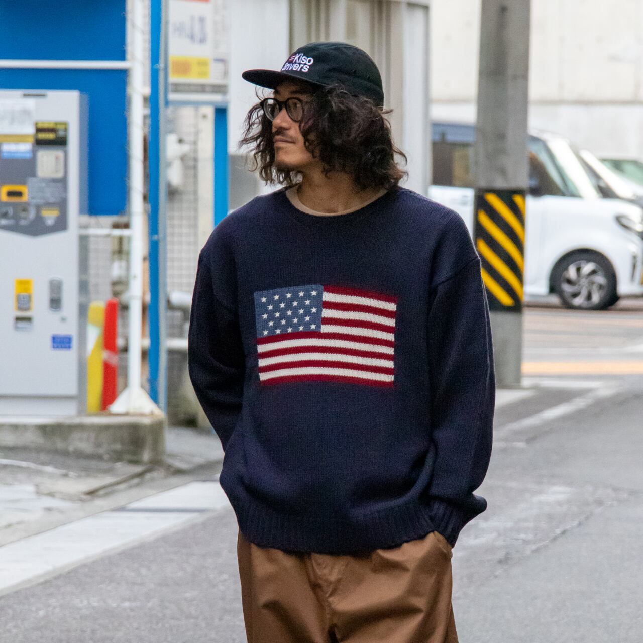 SUNNY SPORTS GOLF / サニースポーツゴルフ / FLAG CREW SWEATER