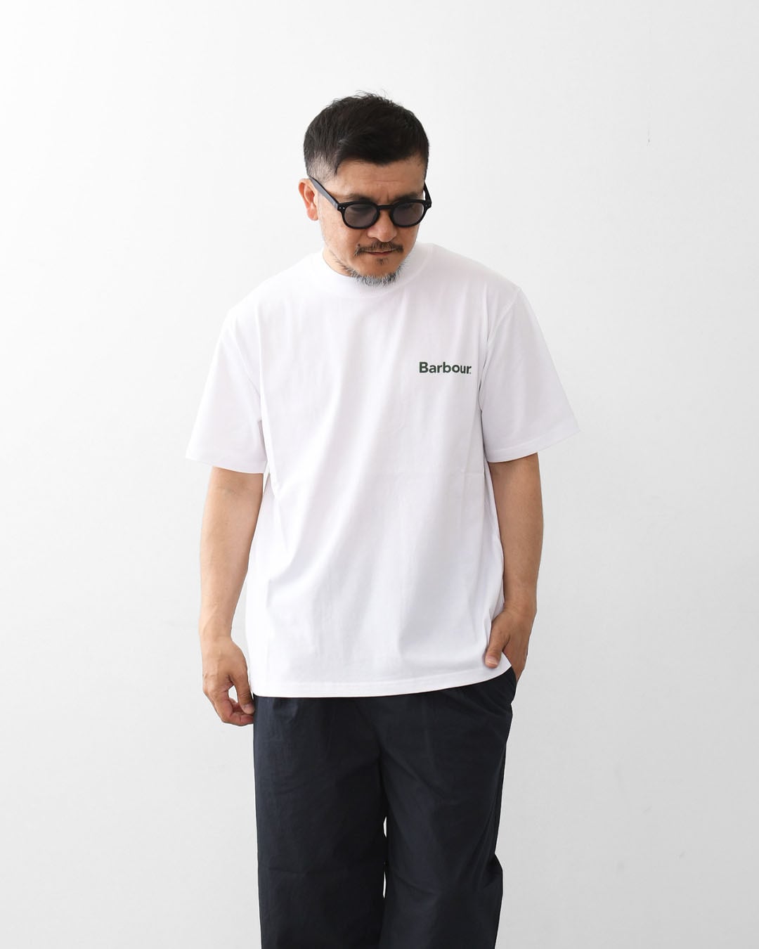 Barbour [バブアー] barbour crossby logo t-shirt [MTS1676] バブアー