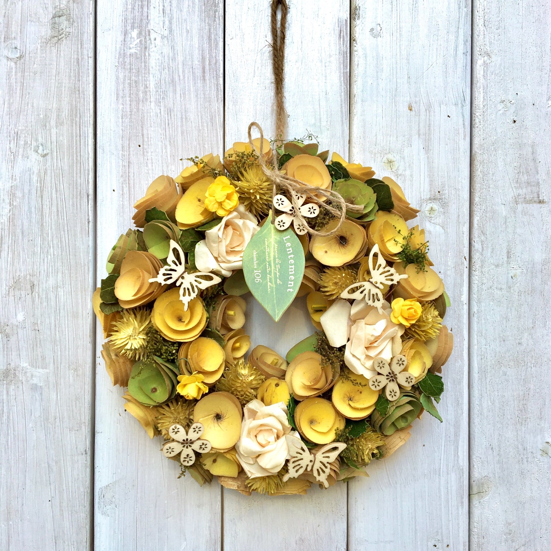 紙で作る桜のミニリースの作り方 見たものクリップ 春 夏16ドア人工つるリース 人工桜リース Vladatk Kim Ba